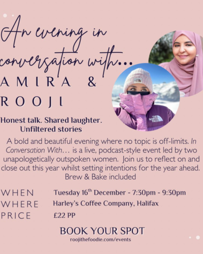 An evening in conversation with Amira & Rooji