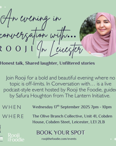 In Conversation with Rooji...Leicester
